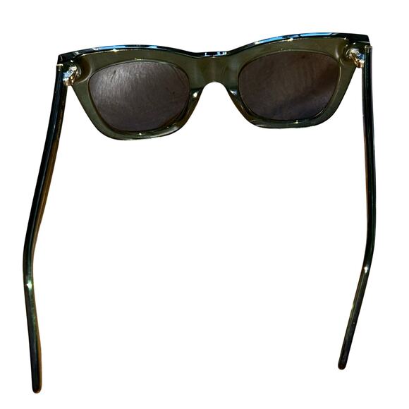 DIFF Eyewear Kaia Julep Crystal + Grey Mirror Polarized Lens Sunglasses - Picture 6 of 9